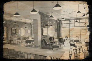 Book Club interior minimal style