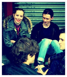 Shoreditch Street Style trendy east london friends