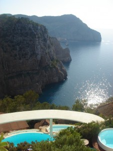 Ibiza hotel view ocean holiday destination