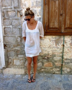greek islands yacht luxury beach dress