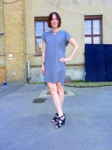 Berlin fashion week street style city mini dress