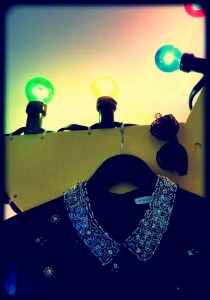 Stockholm Sweden fashion week street day 1 style jewelled top