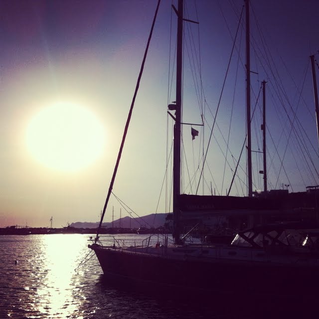 Santorini Sunbathing, Sightseeing and Eating