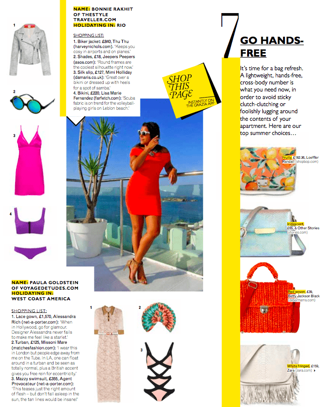 Grazia Magazine Ibiza fashion