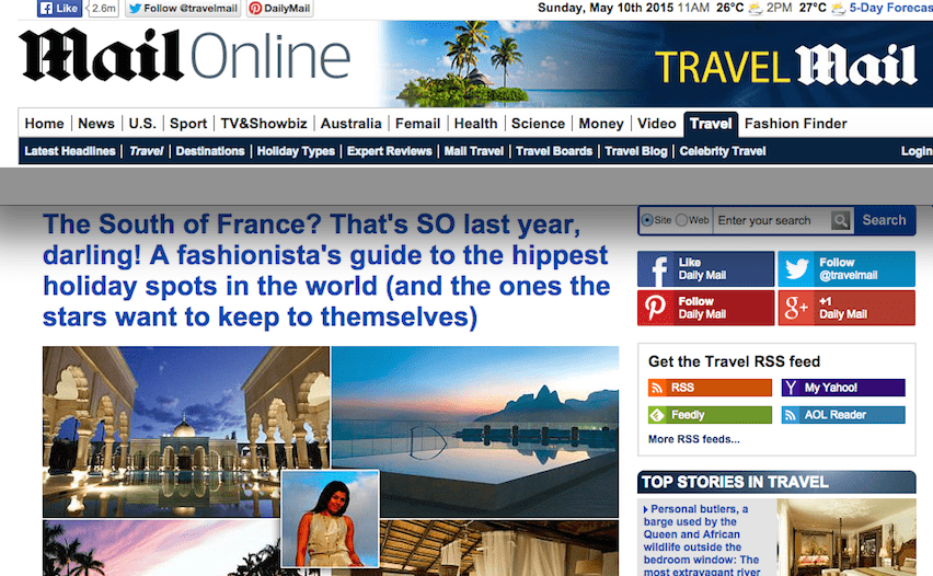 Daily Mail Online - May 15