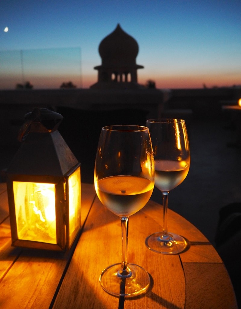 roof top bar Palais Namaskar Marrakech