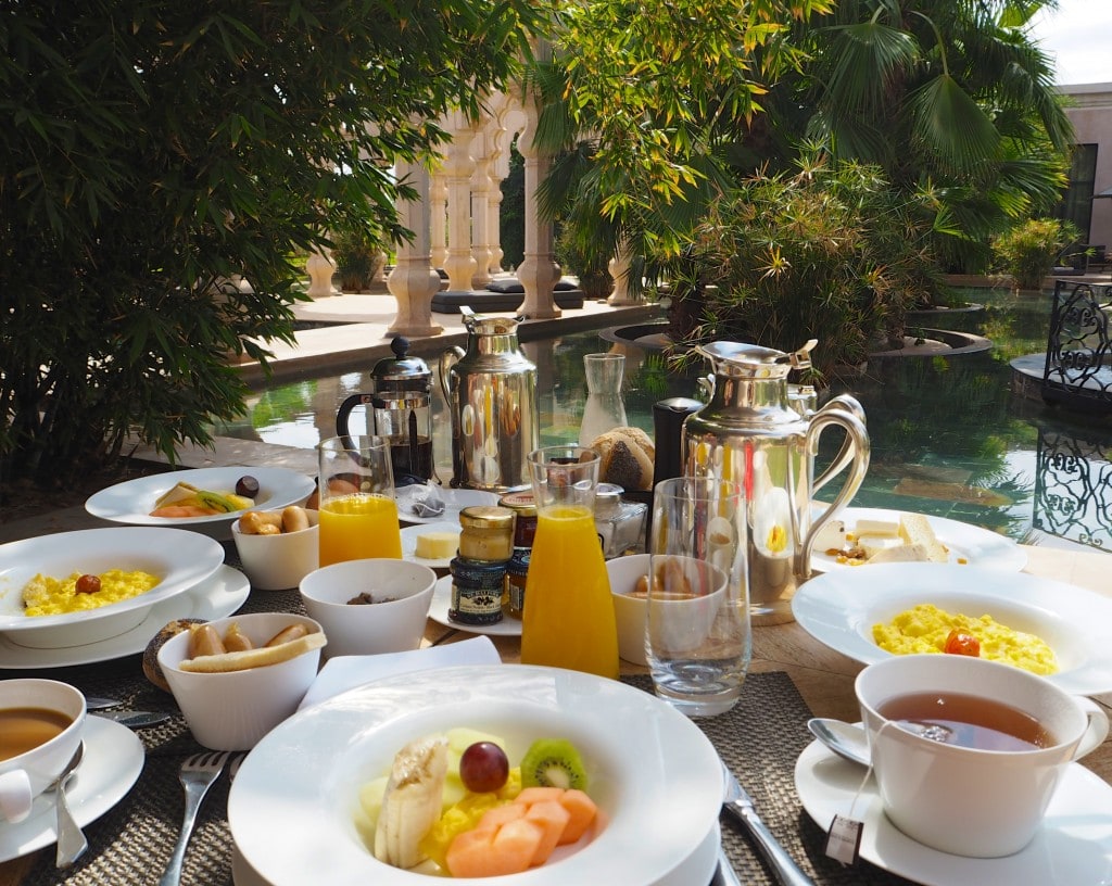 breakfast at Palais Namaskar
