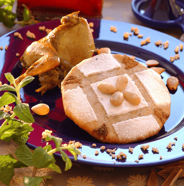 Traditional food at Dar Moha