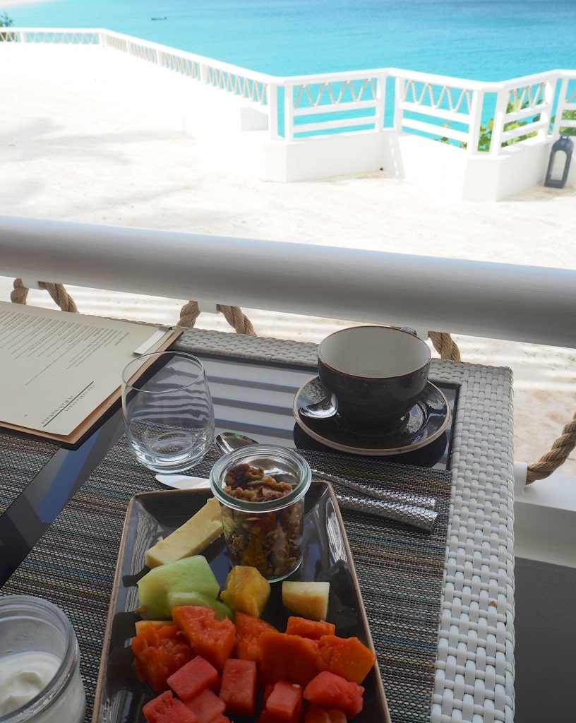 Breakfast Maliouhana Anguilla restaurant