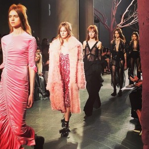 Preen show LFW trends pink