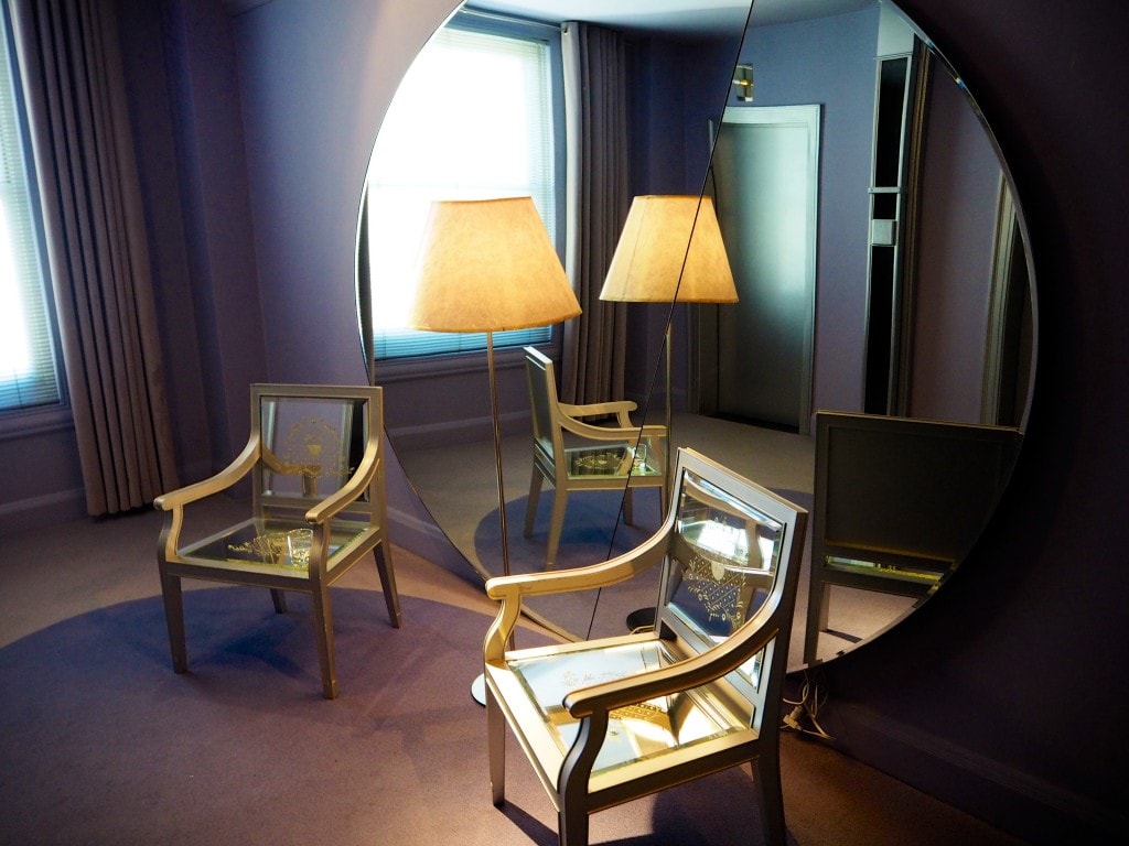 The clift Hotel bedroom The Style Traveller san Francisco California