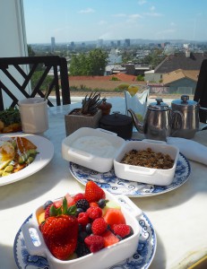 Mondrian hotel breakfast LA
