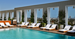 Morgans group Mondrian rooftop pool