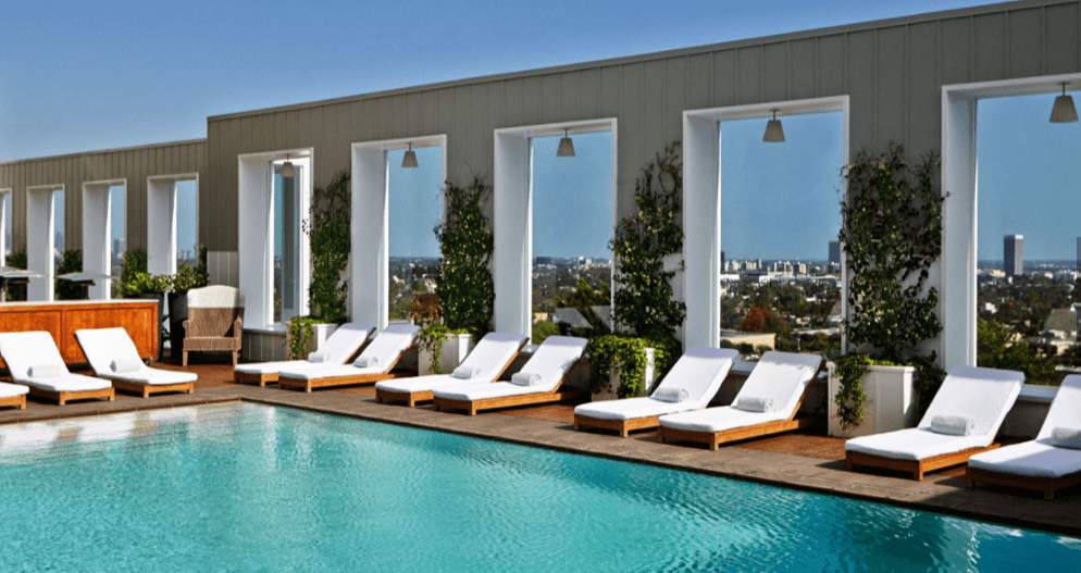 Morgans group Mondrian rooftop pool