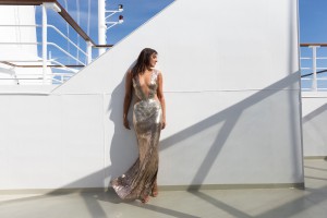 The Style Traveller Bonnie Rakhit Cruise what to wear Julien Macdonald
