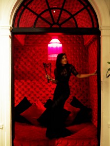 The Veuve Clicquot Halloween Masquerade Ball in Glasgow Bonnie Rakhit