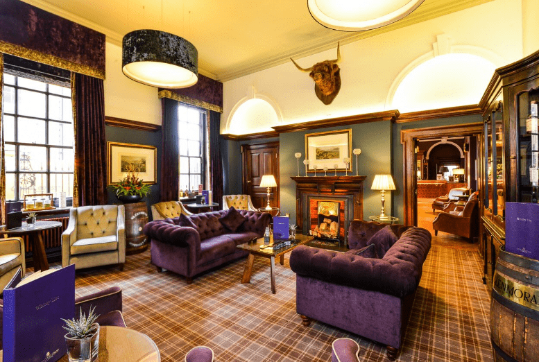 The Grand hotel york living room and bar