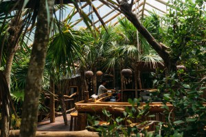 azulik restaurant Tulum Mexico