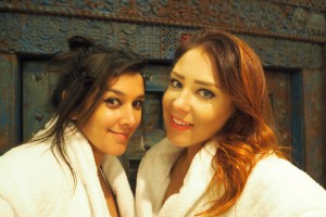 Bonnie Rakhit and lorna Luxe girls spa break