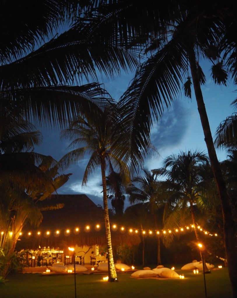 Hotel Esencia Tulum interiors restaurant fine dining