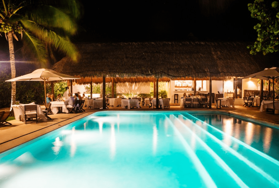 Hotel Esencia Tulum interiors restauran