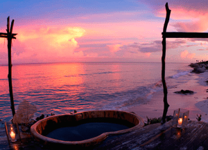 private bath balcony Azulik tulum