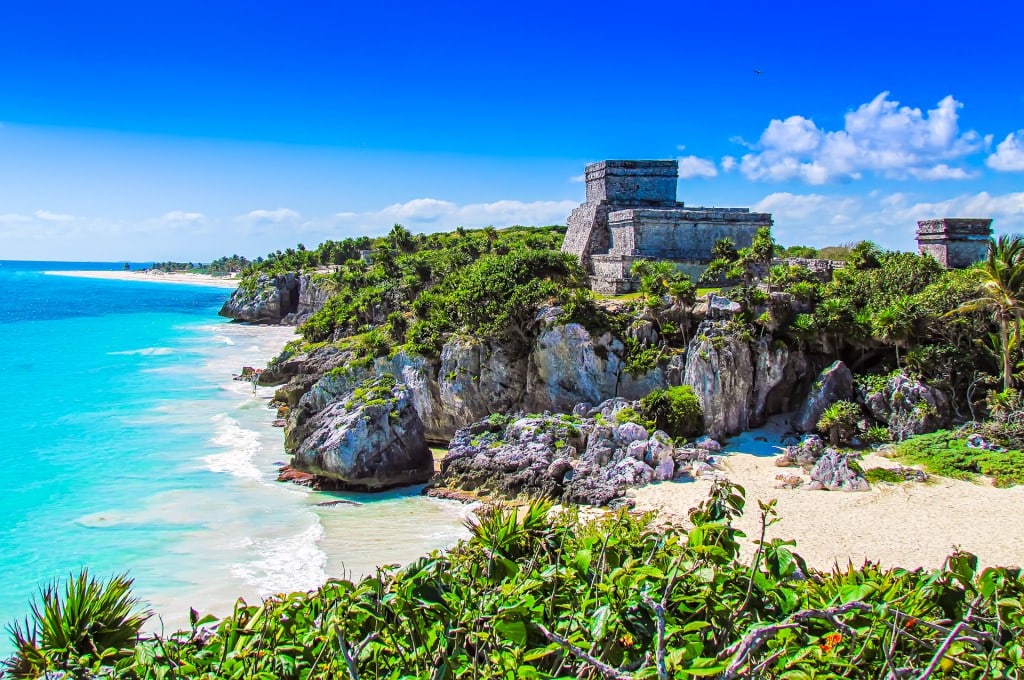 Tulum Ruins style traveller