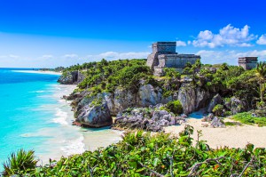 Tulum Ruins style traveller