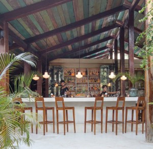 gitano eating and drinking tulum