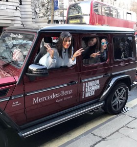 LFW takeover mercedes benz