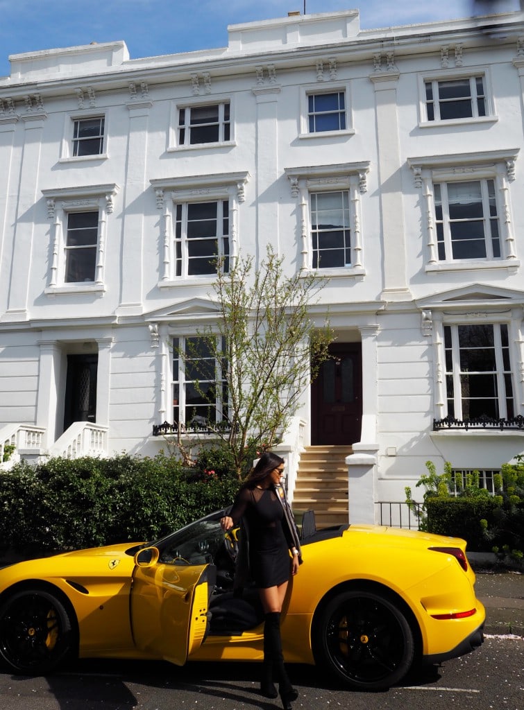 Bonnie Rakhit style traveller ferrari weekend