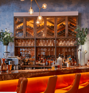 Aster Victoria restaurant interior deli bar