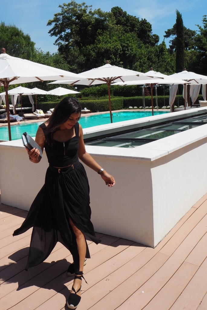 Principe Forte Dei Marmi Hotel pool karen millen packing