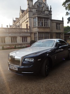 Rolls royce wraith at Rushton Hall