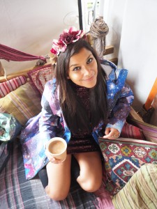 Bonnie Rakhit hunter boots festival fashion Festival number 6 chai