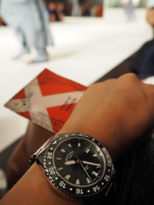 rotary watch fashion week