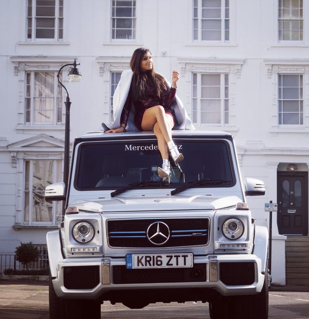 The style traveller bonnie rakhit mercedes g-wagon