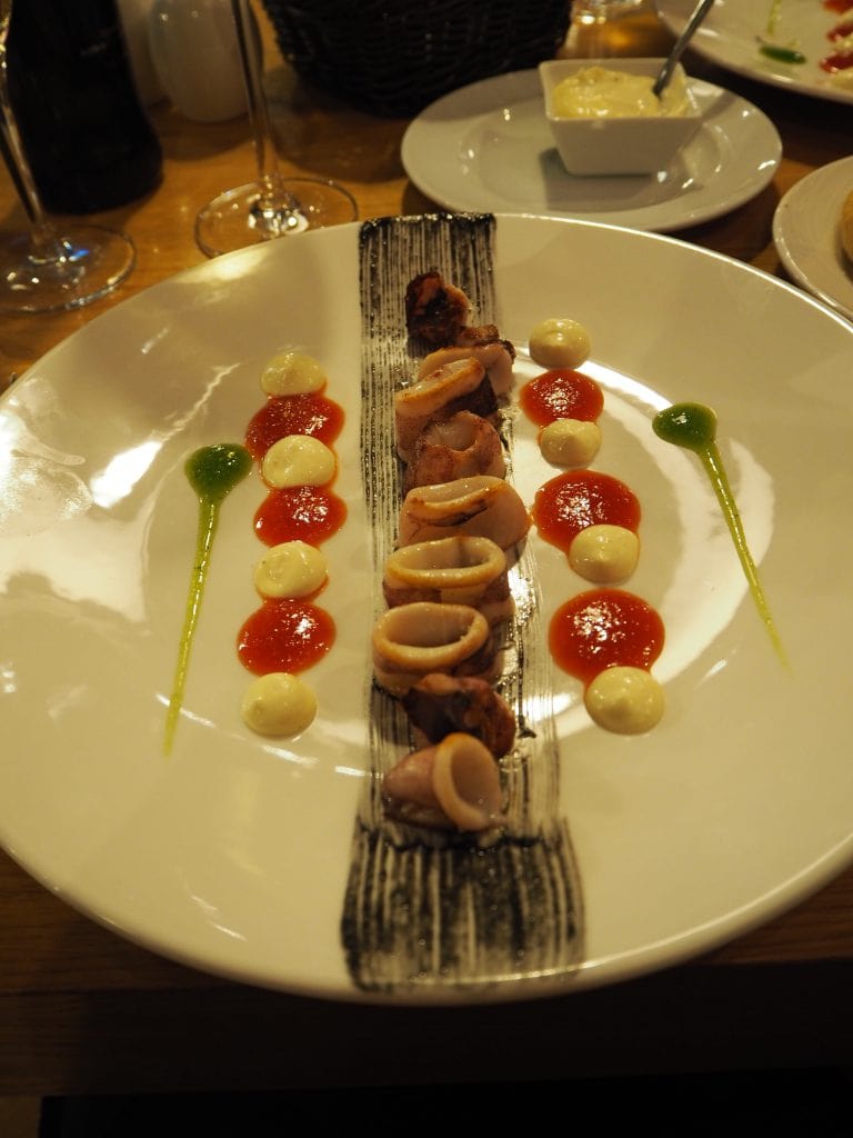 squid calamari in seville