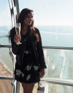 Bonnie Rakhit on British Airways i360 Brighton