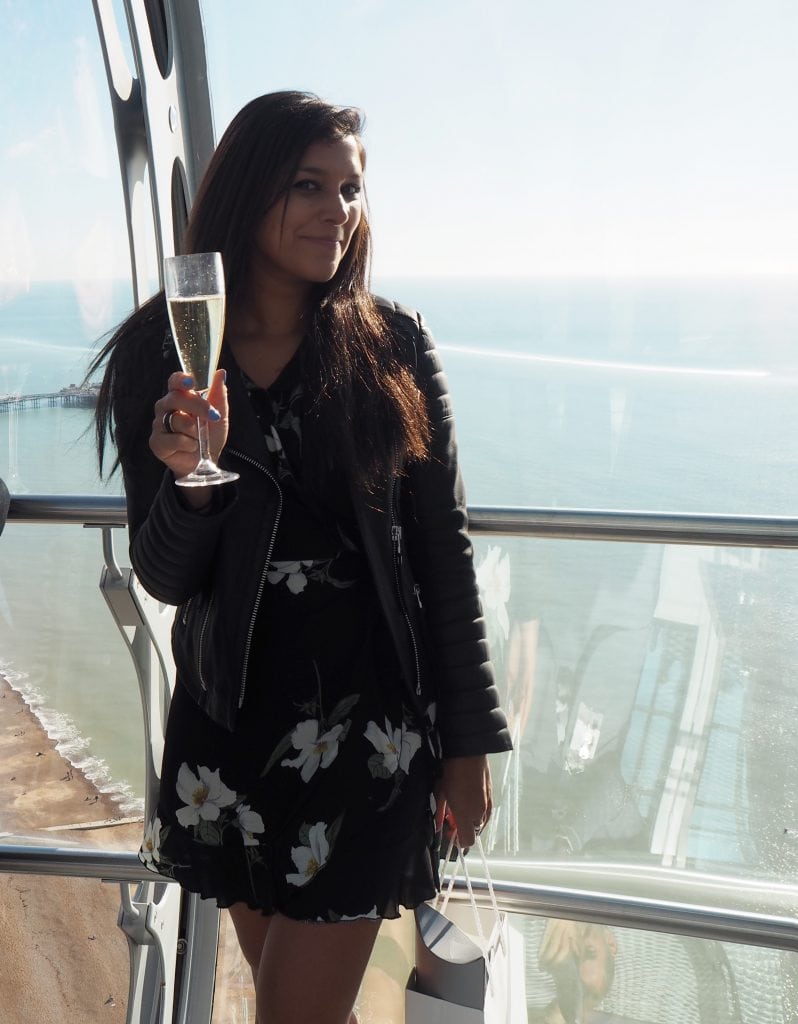 Bonnie Rakhit on British Airways i360 Brighton