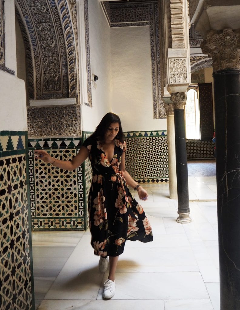 Bonnie Rakhit in game of thrones locations alcazar palace 