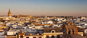 what to do in Seville weekend break destination drone city shot