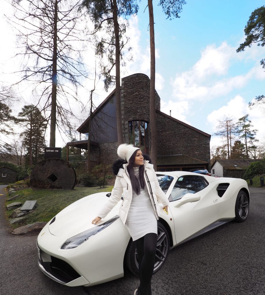 Bonnie Rakhit Ferrari spa break in the lake district