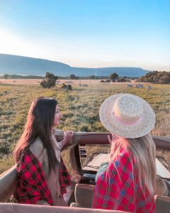 Bonnie Rakhit and Blonde Flamingo in Africa with citizen femme and fairmont