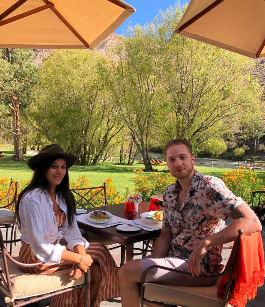 Best hotel in Sacred valley Peru.Belmond Rio Sagrado breakfast