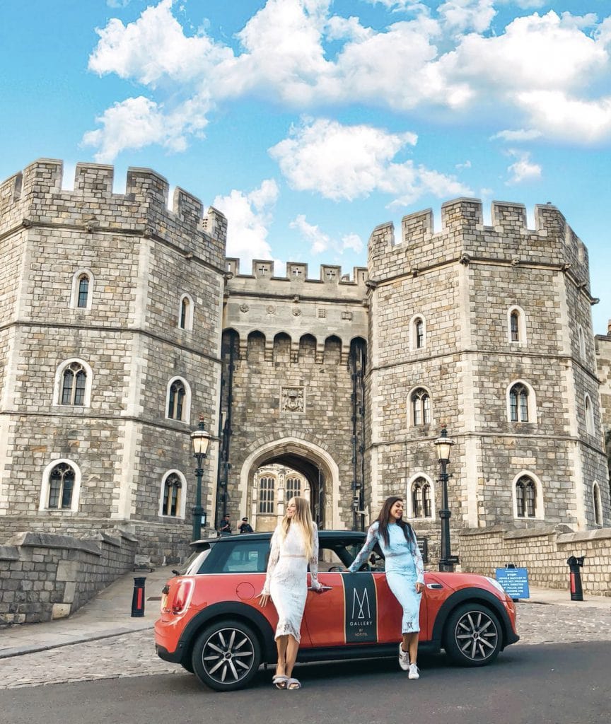 Windsor Castle hotel Bonnie Rakhit and Blonde Flamingo Mini Adventure Uk road trip