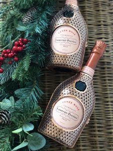 Laurent perrier rose gold caged champagne perfect xmas present