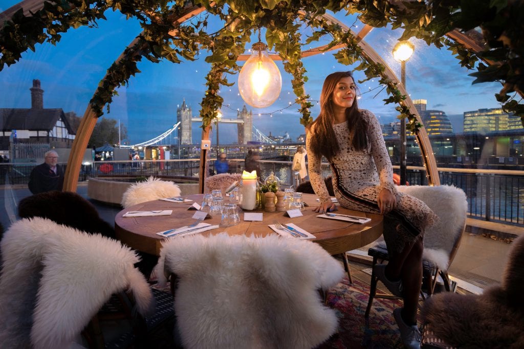 Bonnie Rakhit London Christmas Locations Coppa Club