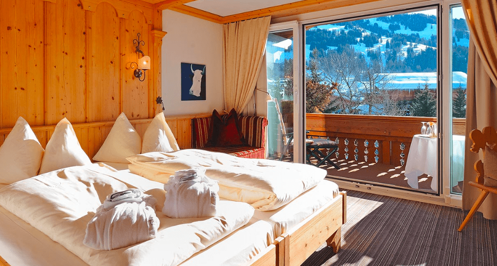 rooms at the ermitage hotel gstaad