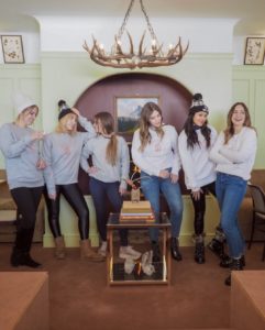 Carrie wish wish wish, Live purvis, Bonnie Rakhit, Tania B Darling A Girl who travels in Verbier